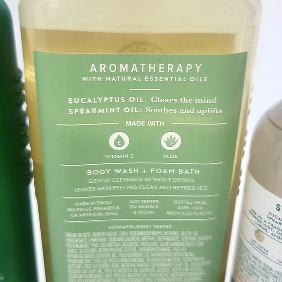 Bath and Body Works Aromatherapy Eucalyptus Spearmint Stress Relief 3 Pc Set New - Picture 7 of 8
